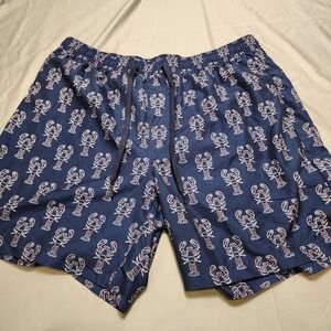 Mens Southern Proper Swim Trunks Shorts Size XL Blue Mesh Lined Beach‎ Vacation